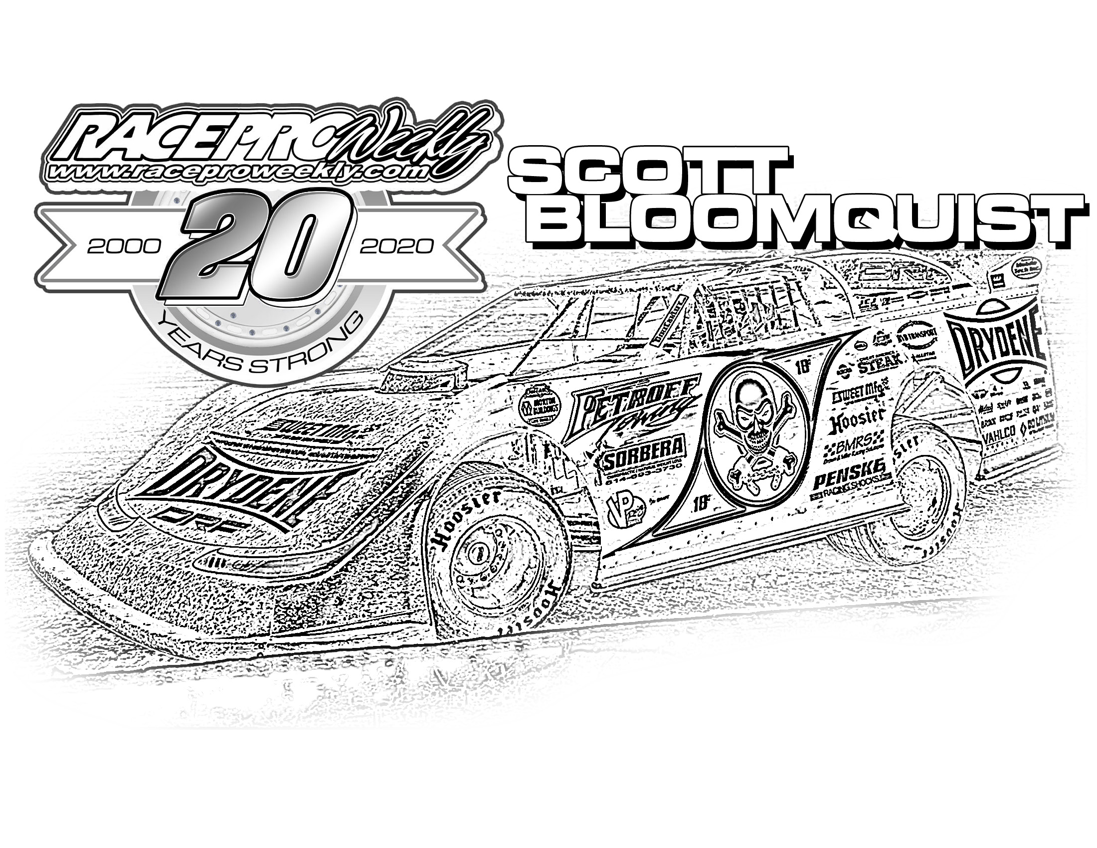 late model coloring pages