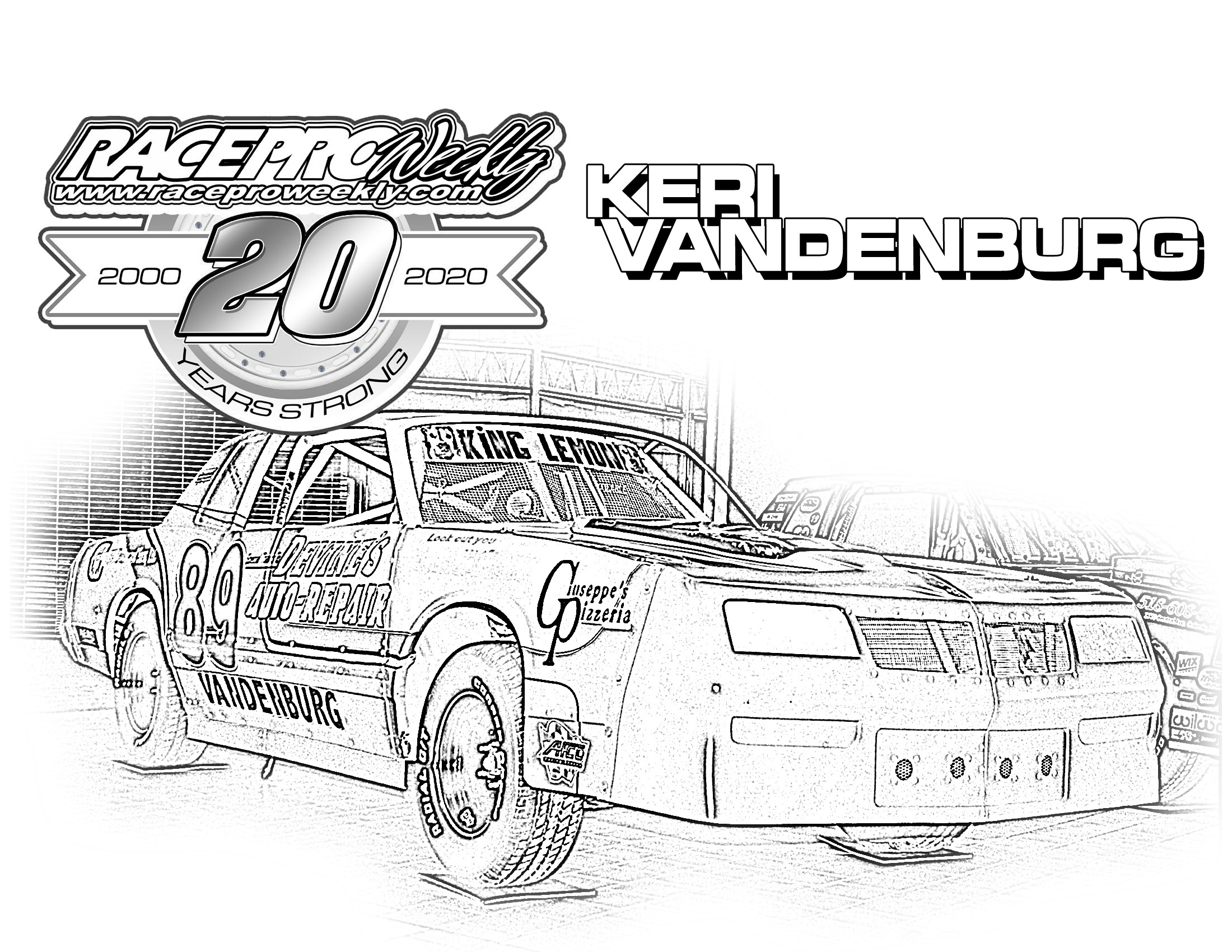 late model coloring pages